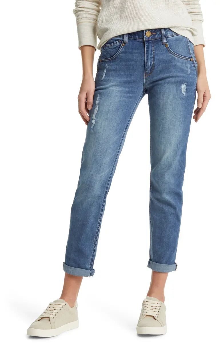 Ab-Solution Side Pocket Girlfriend Jeans | Nordstrom