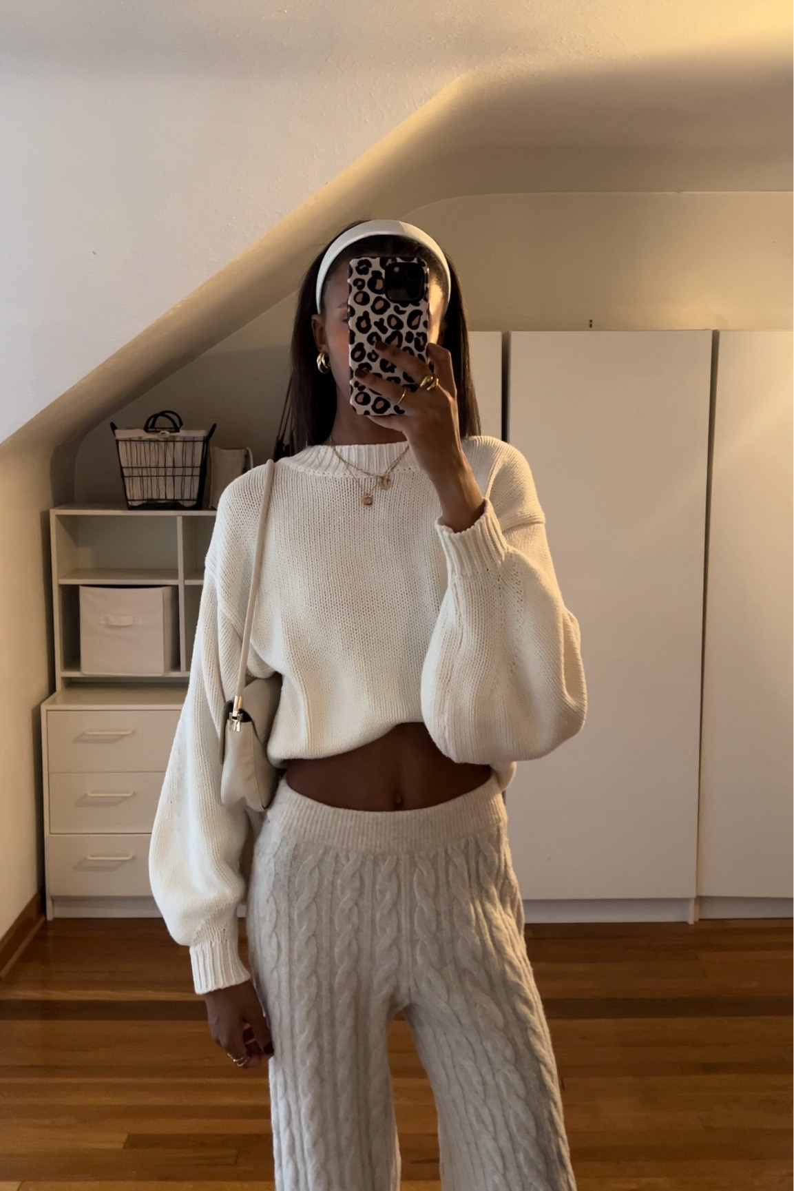 Comfy, casual fall or winter outfit Inspo 

Chunky white sweater, sweater pants, headband outfit, loungewear 

#LTKStyleTip #LTKCyberWeek #LTKFindsUnder50