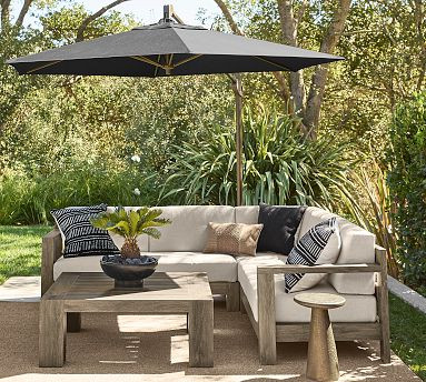 Rockport 3-Piece Outdoor Sectional (96") | Pottery Barn (US)