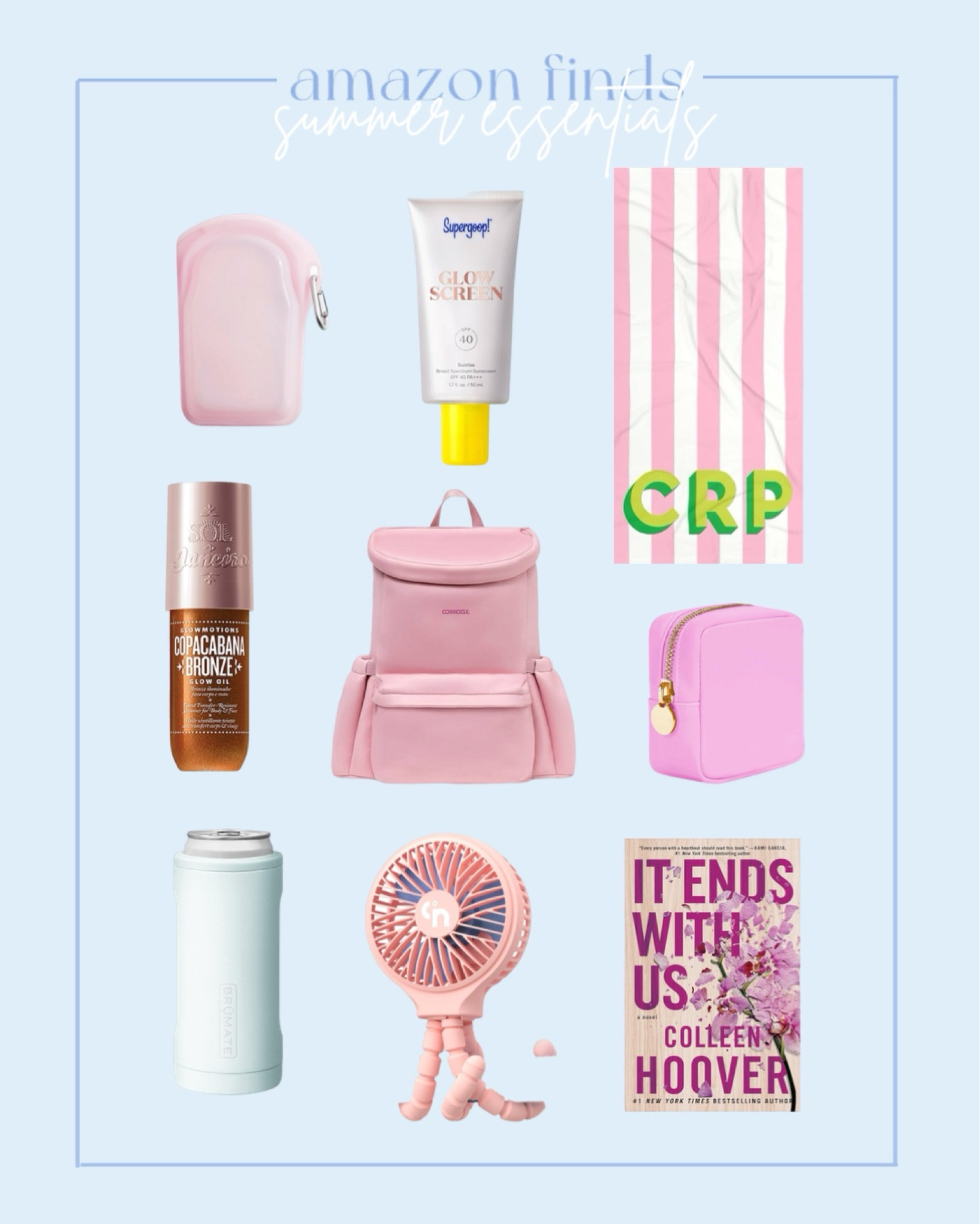 Amazon Finds: Summer Essentials 

Monogram Towel | Summer must haves | Summer books | summer accessories | cooler | preppy finds | summer favorites | 

#LTKU #LTKSwim #LTKSeasonal