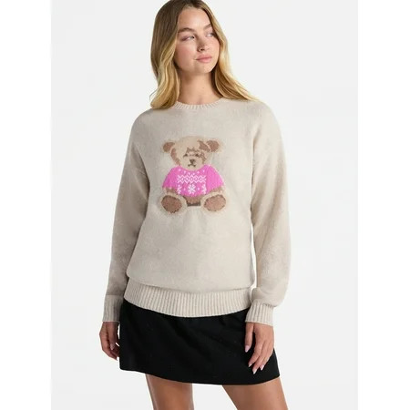 No Boundaries Fashion Icon Sweater, Midweight, Women's | Walmart (US)