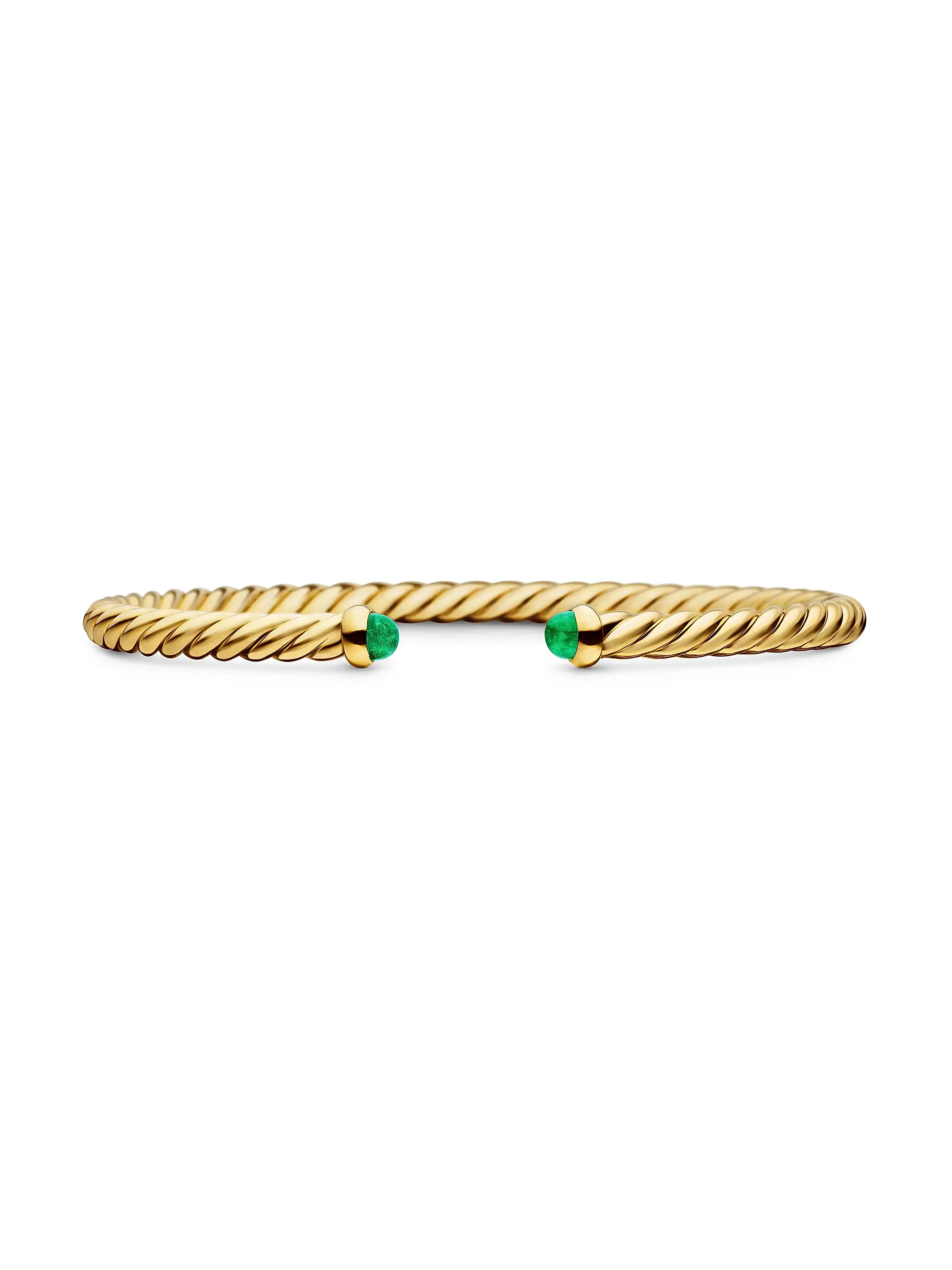 Cablespira Bracelet In 18K Yellow Gold | Saks Fifth Avenue