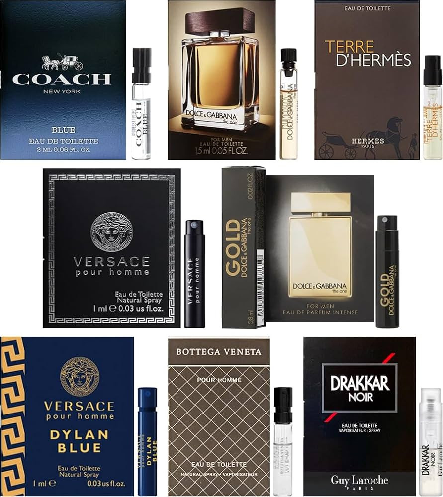 Men's Designer Fragrance Sampler (8 count)              
 Assorted  

 8 Piece Set | Amazon (US)