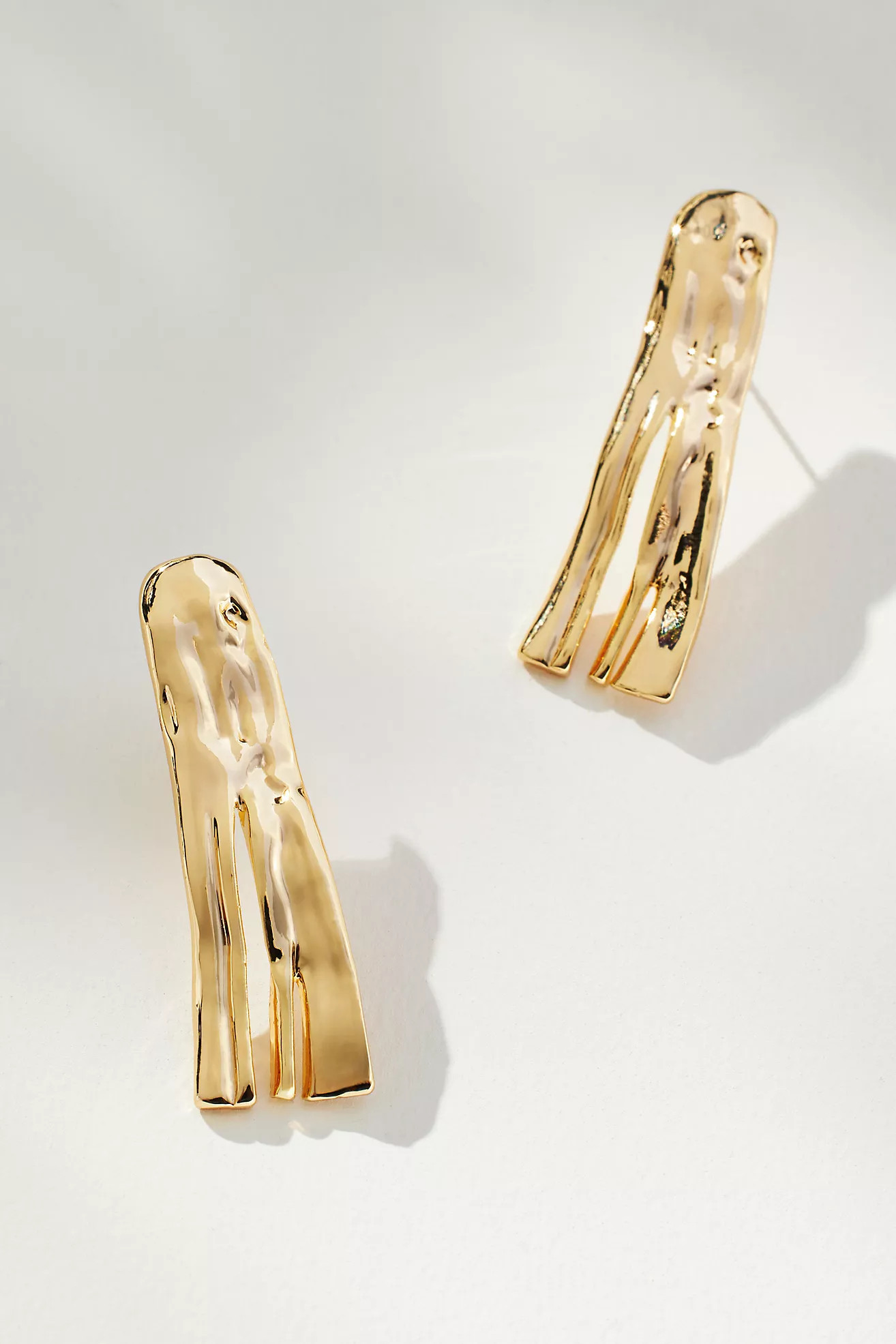 Ribbed Drop Earrings | Anthropologie (US)