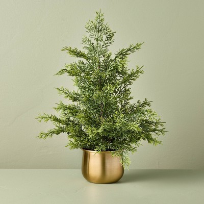 18" Artificial Christmas Tree Porch - Hearth & Hand™ with Magnolia | Target