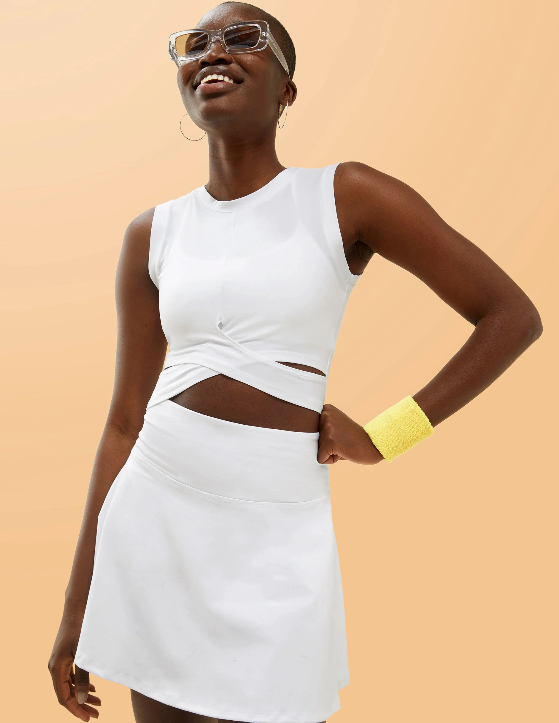 Featherweight Under Over Cropped Muscle Tank | Beyond Yoga | Beyond Yoga