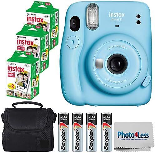 Fujifilm Instax Mini 11 Instant Camera - Sky Blue (16654762) + Fujifilm Instax Mini Twin Pack Ins... | Amazon (US)