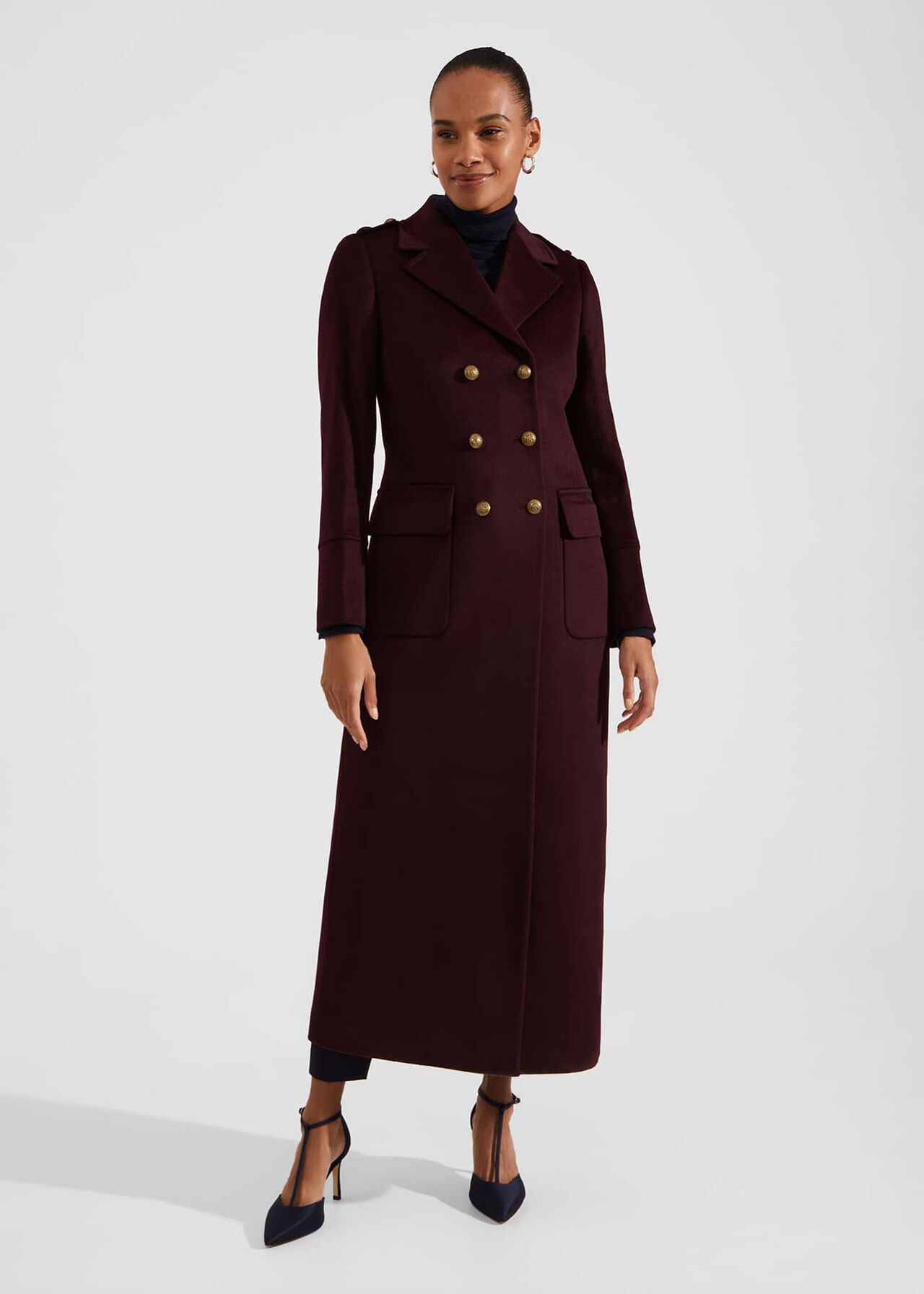 Bianca Maxi Wool Coat | Hobbs