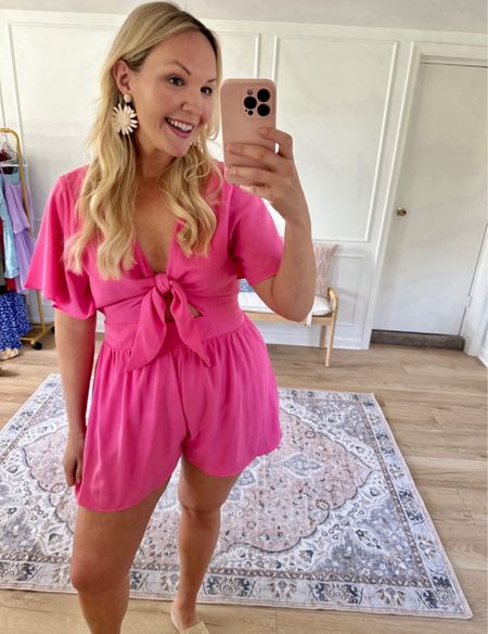 Summer outfit - outdoor concert outfit - Amazon romper I’m wearing a med. date night outfit 

#LTKStyleTip #LTKMidsize #LTKSeasonal