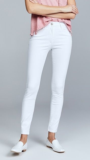 W3 High Rise Channel Seam Skinny Jeans | Shopbop