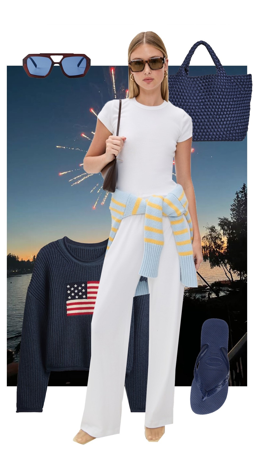 Comfy 4th of July outfit idea ❤️