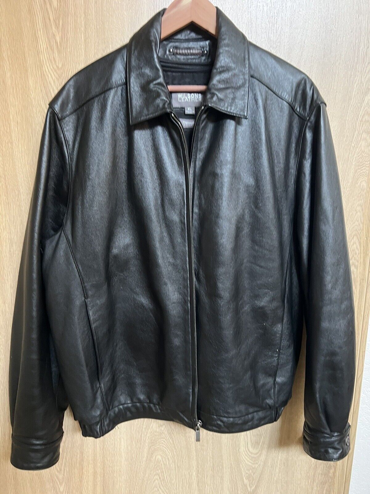 Wilson, leather bomber jacket, XL nice condition  | eBay | eBay US
