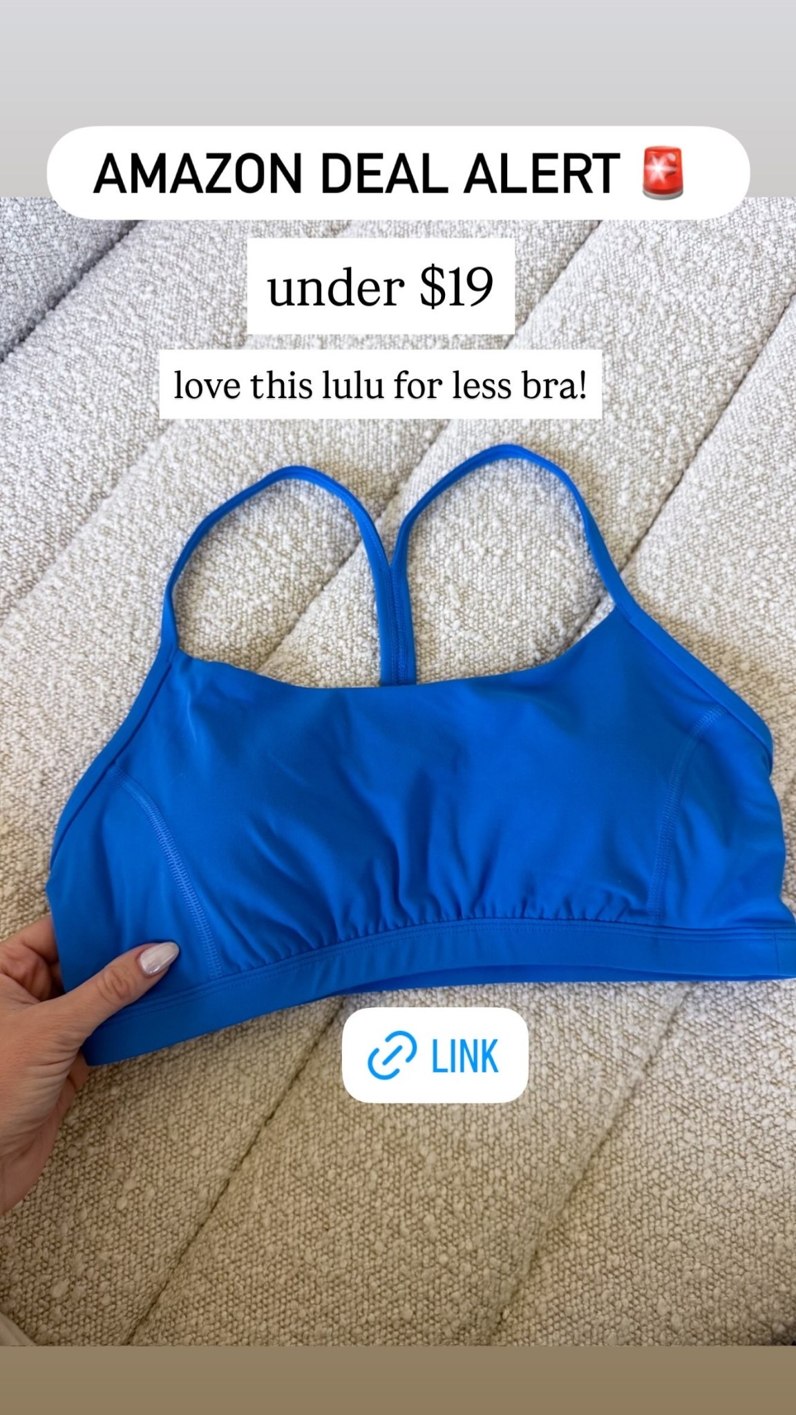 AMAZON DEAL ALERT 🚨  under $19 love this lulu for less bra!