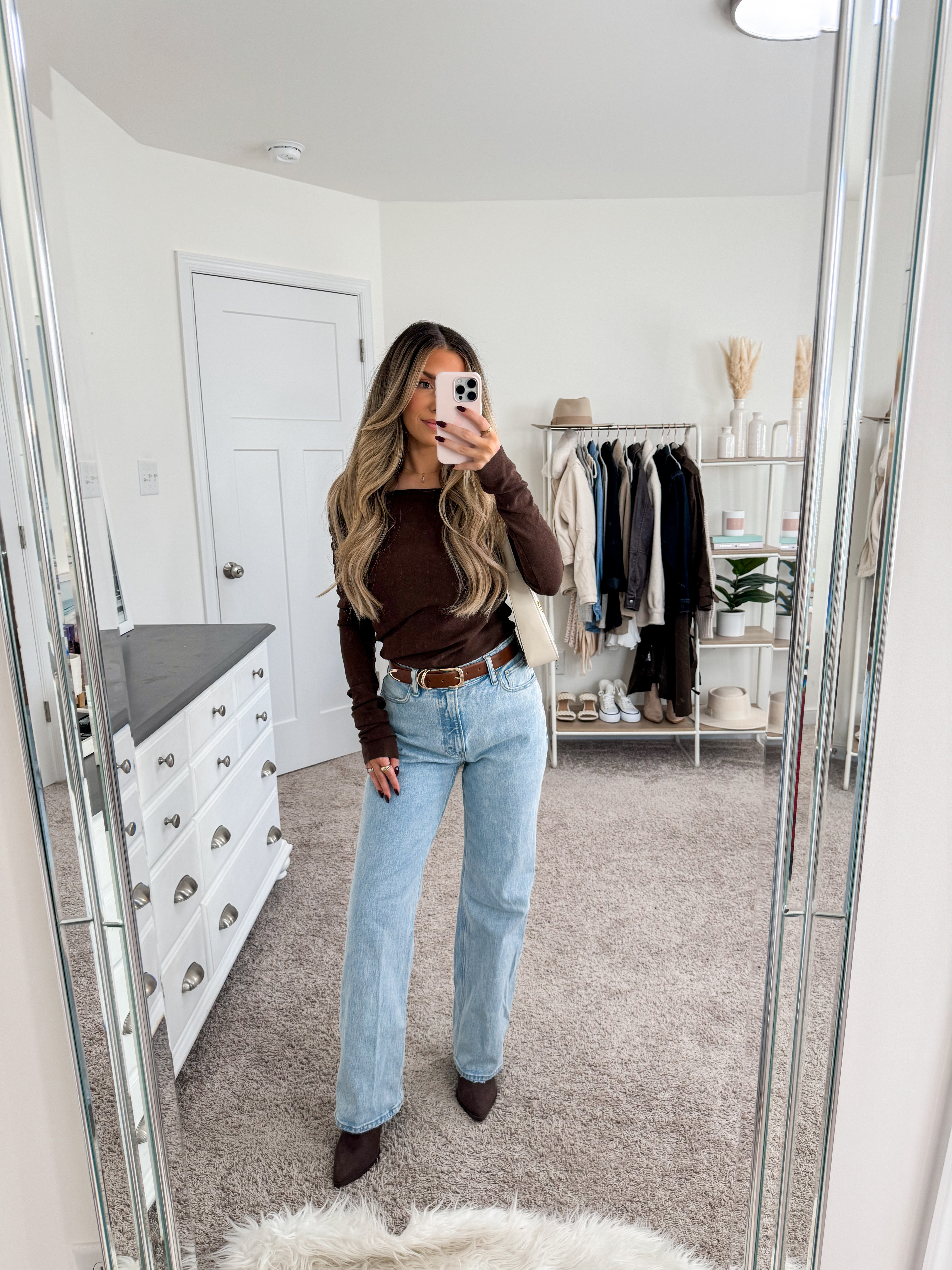 Casual fall outfit
Top size small
Jeans size 24 short in curve love 

Weekend outfit 
Fall style 
Fall outfit 
Amazon style 
Amazon fashion 
Brown top 

#LTKFindsUnder100 #LTKSeasonal #LTKFindsUnder50