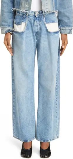 Maison Margiela Elongated Pocket Nonstretch Denim Jeans | Nordstrom | Nordstrom