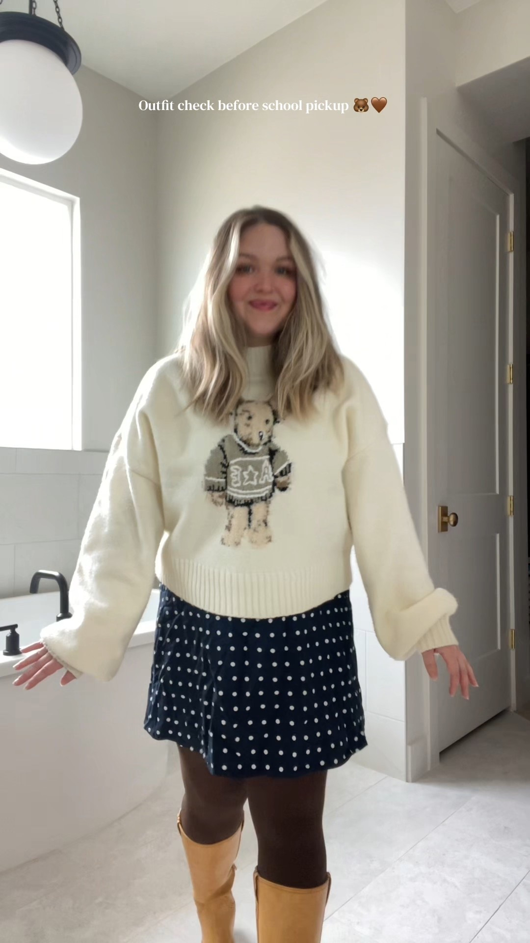 My bestie got me the cutest teddy bear sweater!! I love it. ☺️

#LTKootd #LTKFindsUnder100 #LTKFindsUnder50