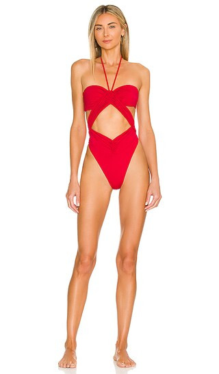Phoenix One Piece in Fire Red | Revolve Clothing (Global)