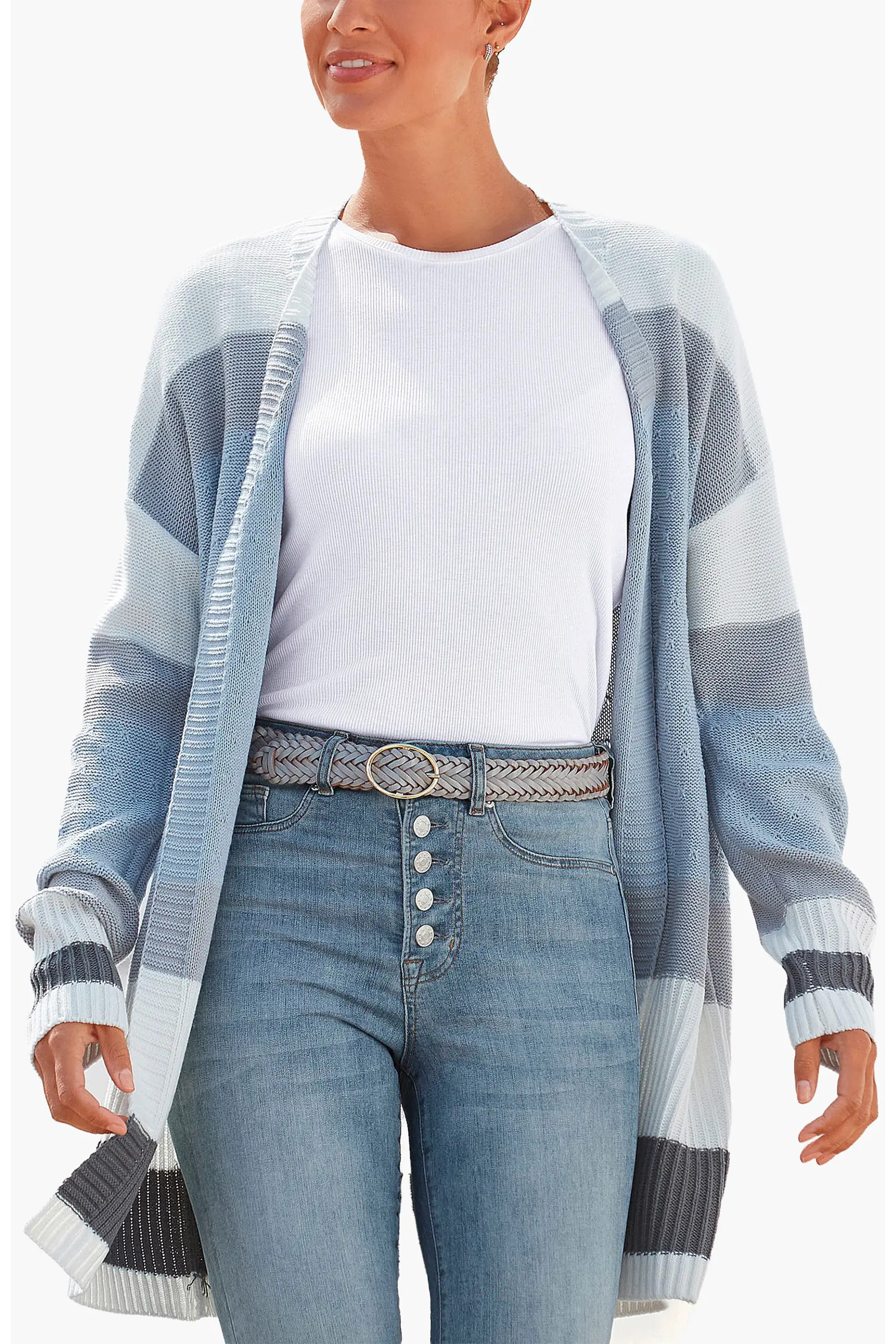 LASCANA Color Block Cardigan (Women) | Nordstrom | Nordstrom