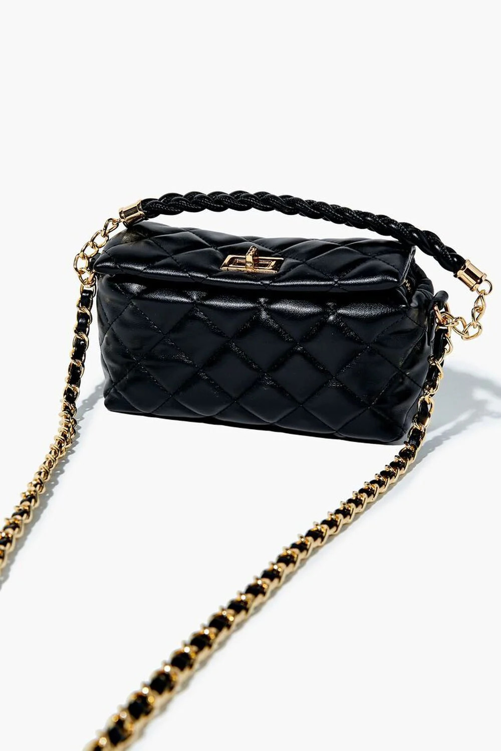 Twisted Faux Leather Crossbody Bag | Forever 21 (US)