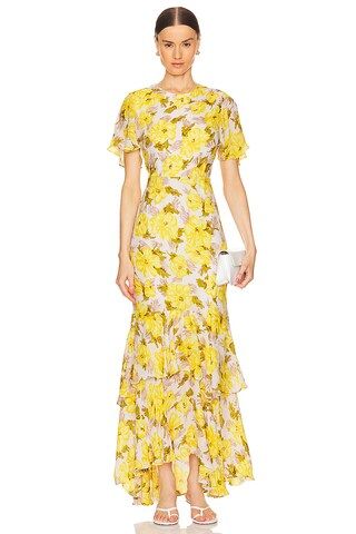 FAITHFULL THE BRAND Esperanza Midi Dress in Isadora Floral from Revolve.com | Revolve Clothing (Global)