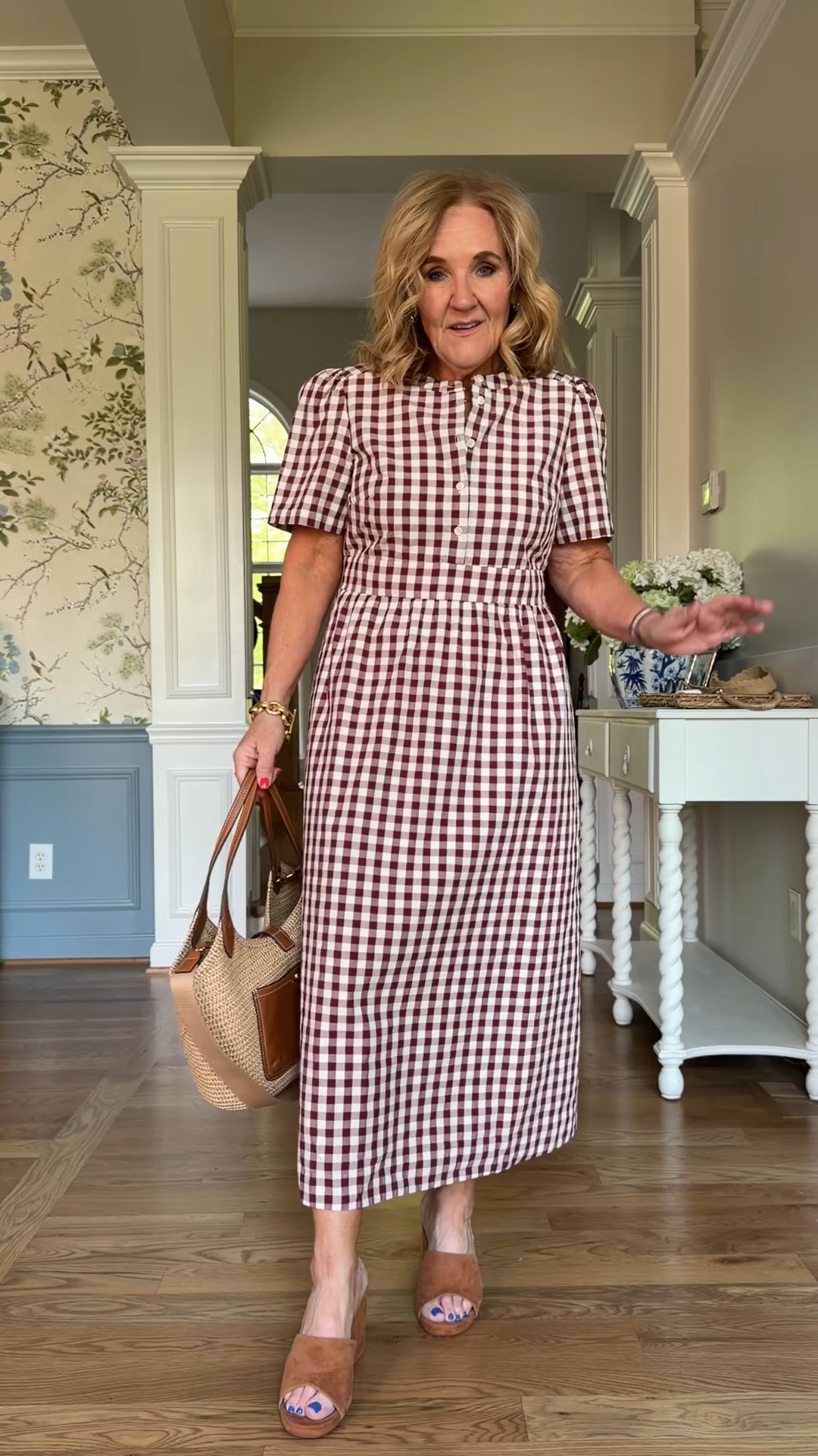 Dress size 10 petite 15% off with code 6THX
10% off my bag code NANETTE

SPRING DRESS SUMMER DRESS GINGHAM DRESS WORK DRESS

#LTKSaleAlert #LTKOver40