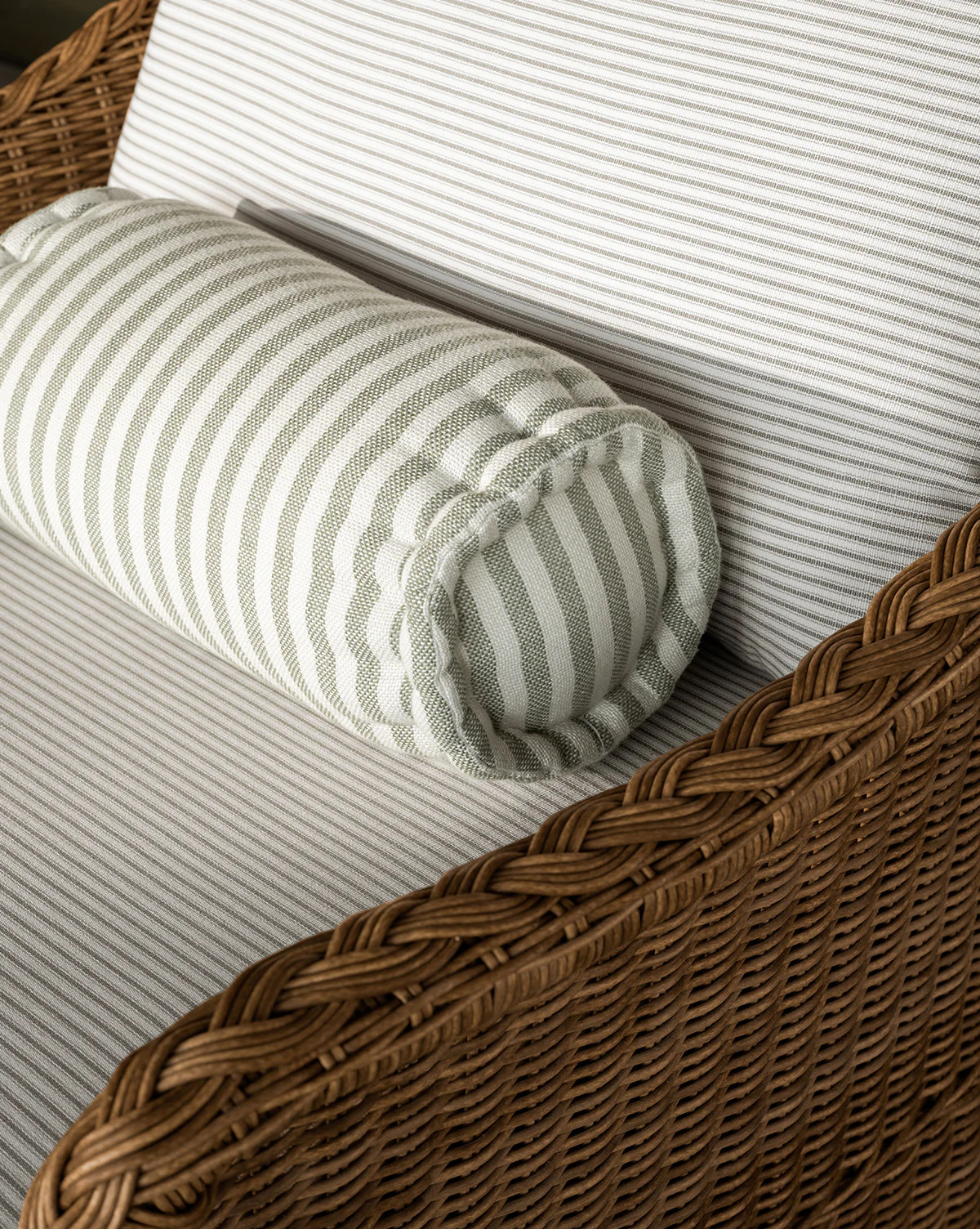 Striped Indoor/Outdoor Bolster Pillow | McGee & Co. (US)
