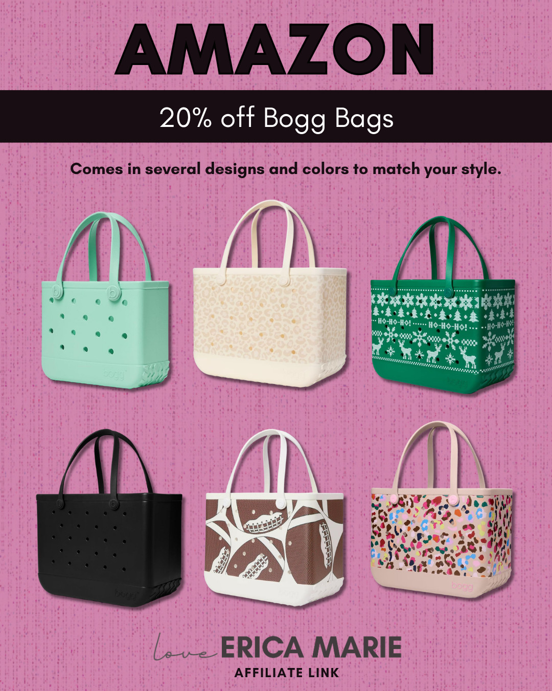 These BOGG bags are 20% off right now! They're waterproof and perfect for the beach, pool, work, or sports. There are so many cute colors to choose from! 

 #LTKgrwm #LTKootd #LTKSaleAlert