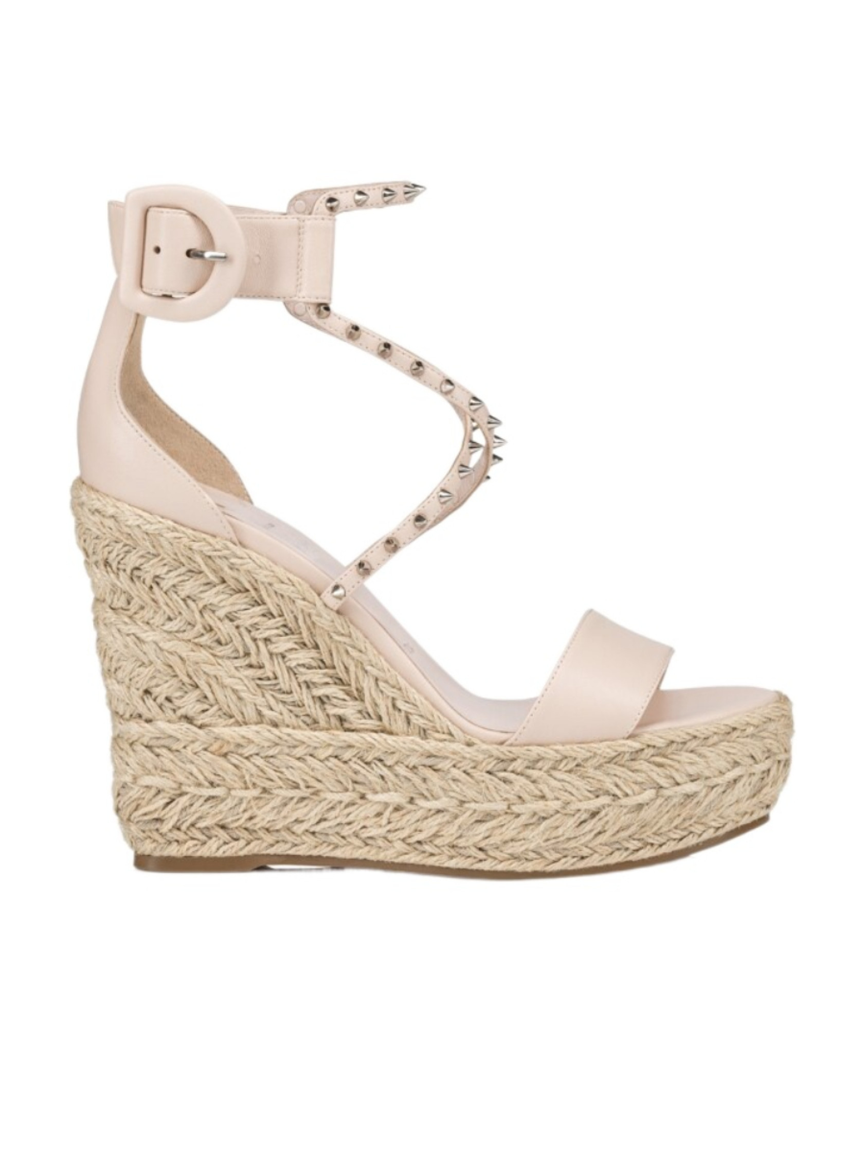 Christian Louboutin Chocazeppa Spikes Open Toe Espadrilles | Senser US
