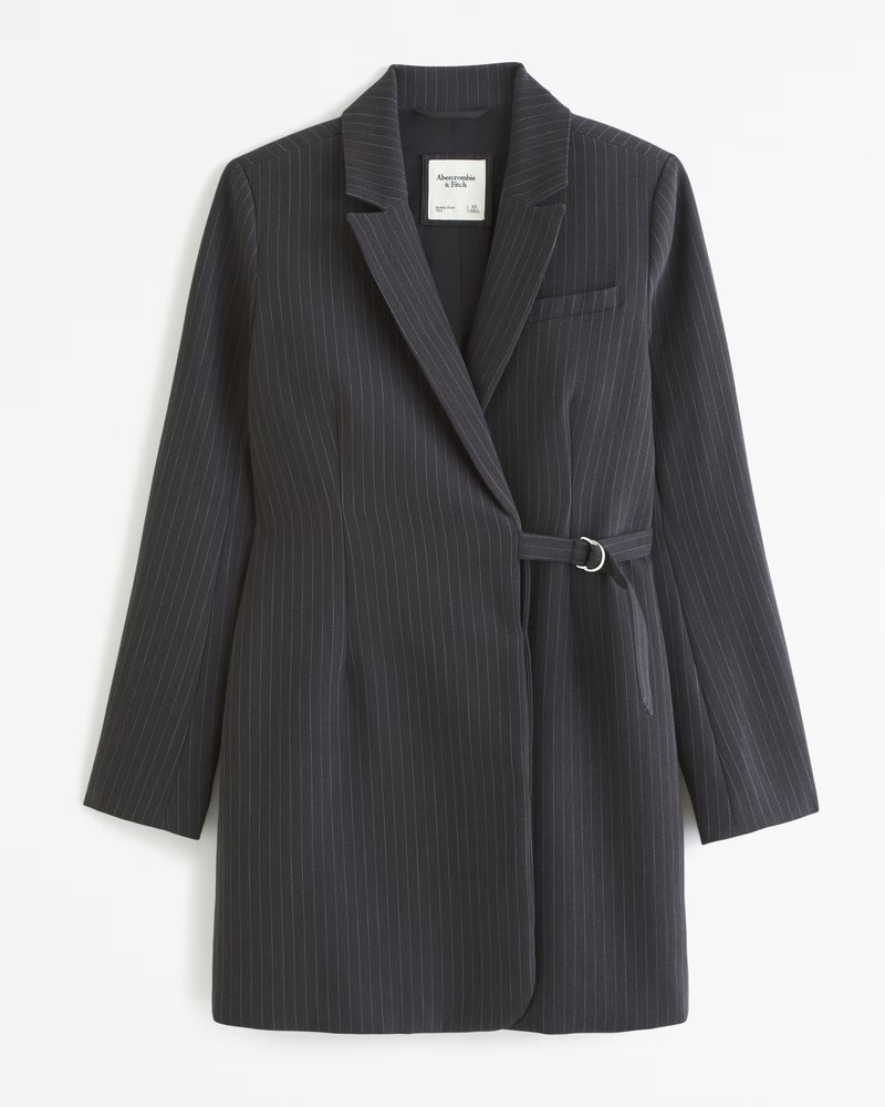 Side-Belt Blazer Mini Dress | Abercrombie & Fitch (UK)
