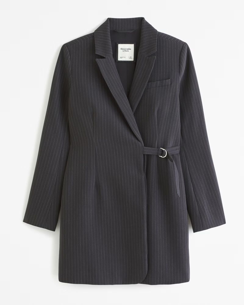 Side-Belt Blazer Mini Dress | Abercrombie & Fitch (US)