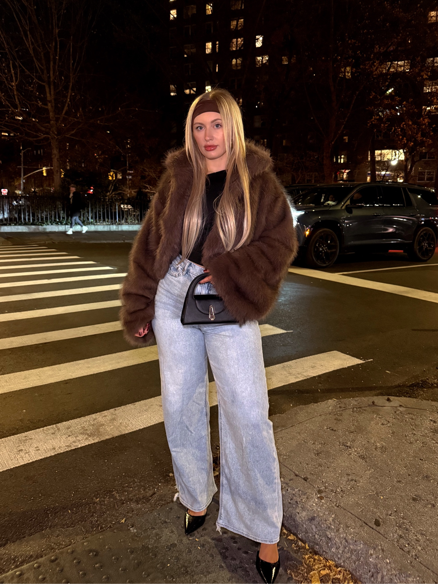 Fur coats are so in rn and this one was heavy and so comfy for the price. Jeans were super comfy, since they are curvy they have a lot of stretch to them so I suggest sizing down! I’m normally a size 10 and went with a size 8. 

#LTKStyleTip #LTKU #LTKFindsUnder100