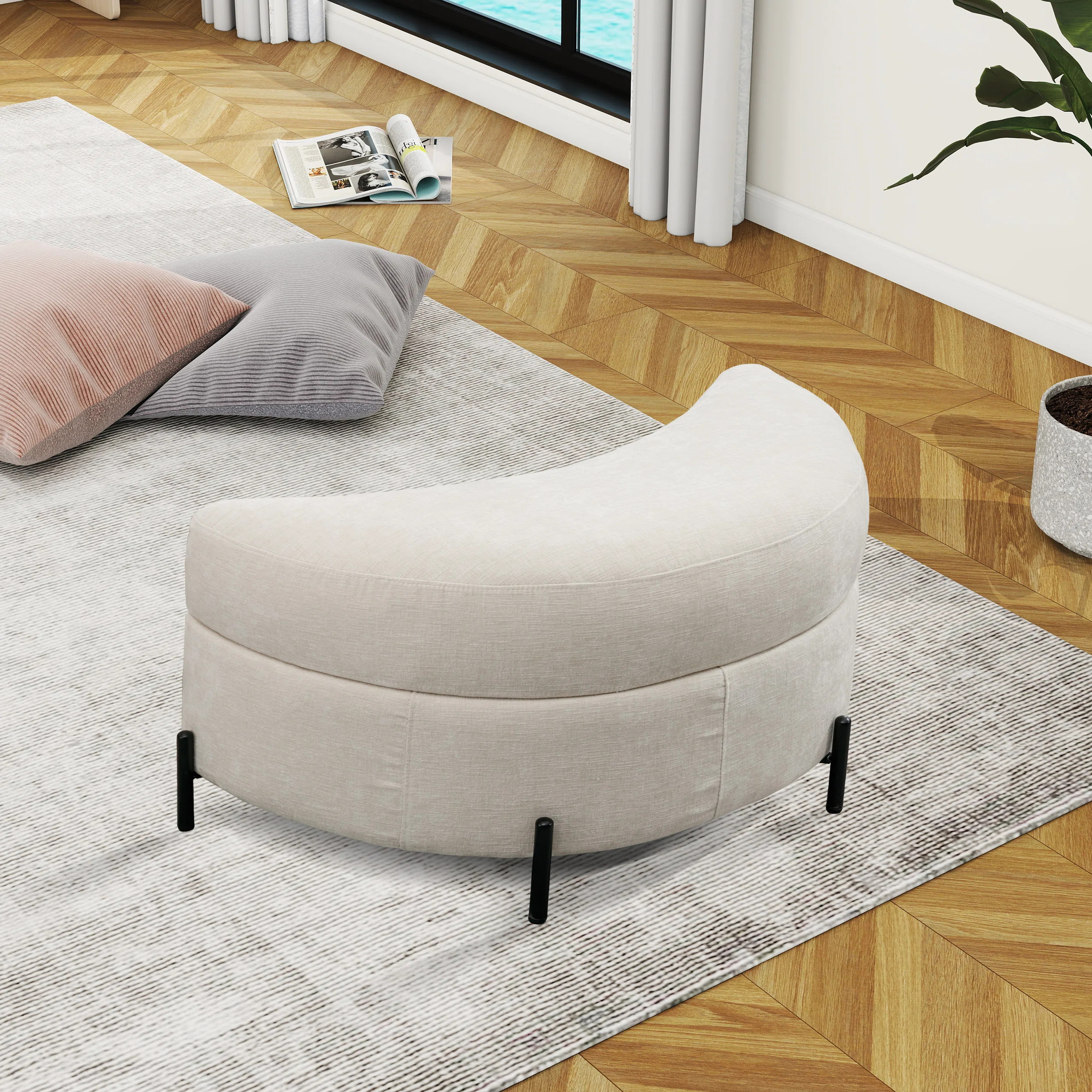 Achorn Upholstered Ottoman | Wayfair North America