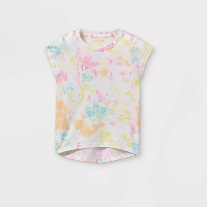 Grayson Mini Toddler Girls' Tie-Dye Short Sleeve T-Shirt | Target