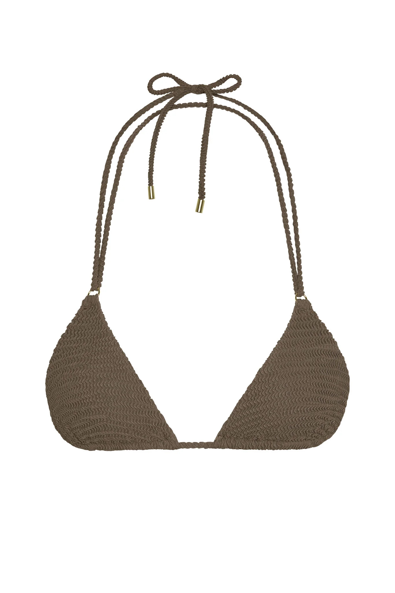 Hanalei Top - Stone Crinkle | Monday Swimwear