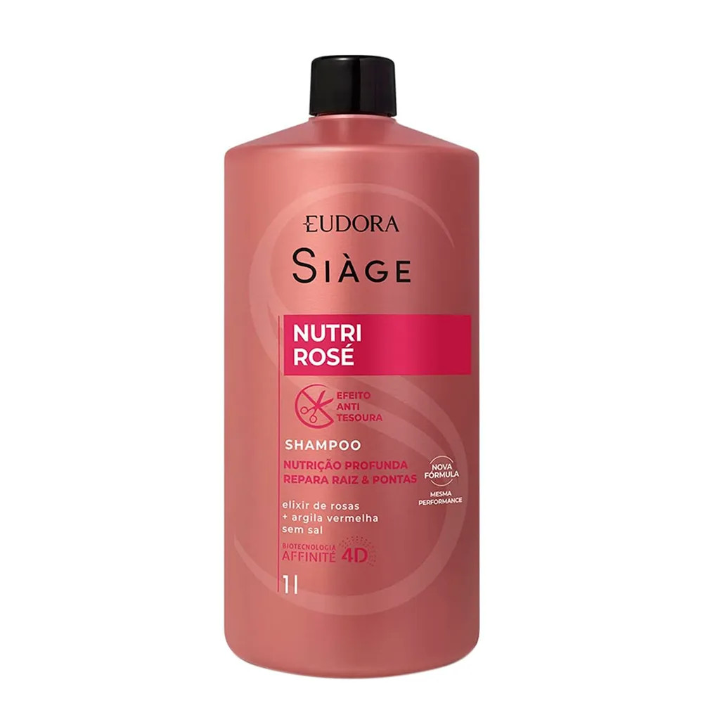 Shampoo Eudora Siàge Nutri Rose 1000 ml | Amobeleza (BR)