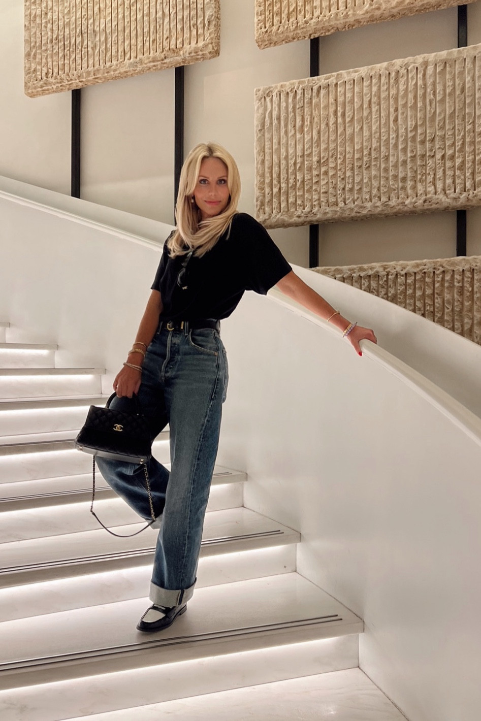 Size 24 in denim. Size down one size 