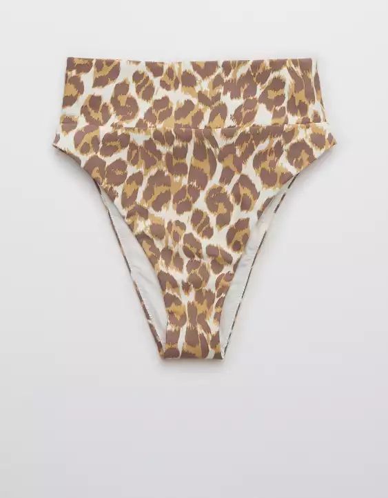 Aerie Printed High Cut Cheeky Bikini Bottom | American Eagle Outfitters (US & CA)