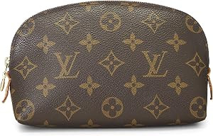 Louis Vuitton, Pre-Loved Monogram Canvas Pochette Cosmetique, Brown | Amazon (US)