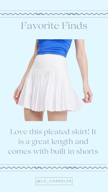 This pleated skirt from target is absolutely adorable! It’s super high waisted with built-in shorts underneath and it’s so soft!




Target athletic wear 
Target skirt 
Athletic skirt 
Athleisure 
Pleated skirt 
Tennis skirt

#LTKfitness #LTKfindsunder50 #LTKstyletip