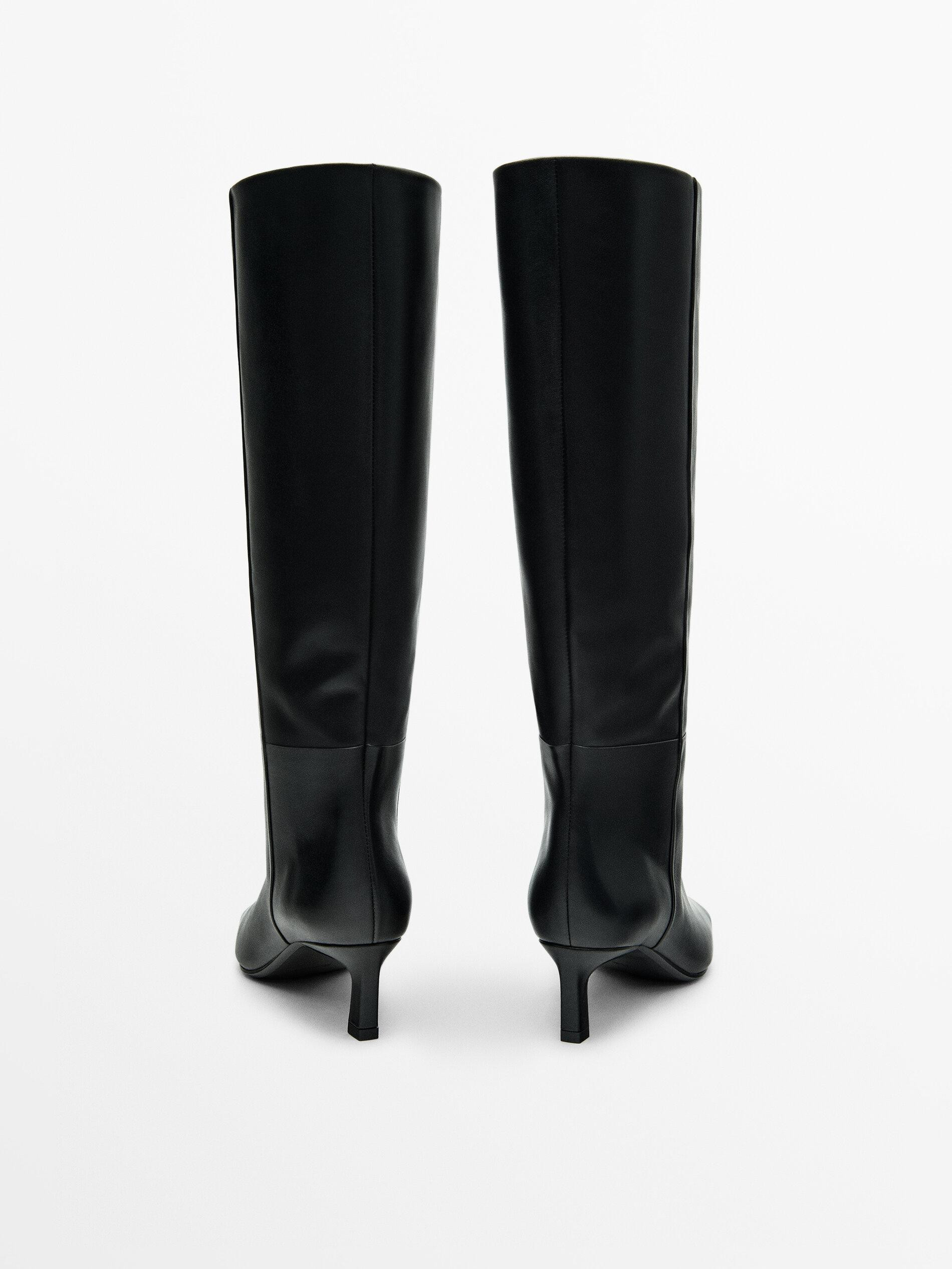 Low-heel boots | Massimo Dutti US