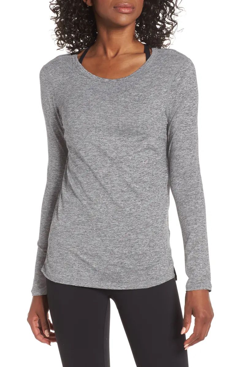 Liana Long Sleeve Recycled Blend Performance T-Shirt | Nordstrom