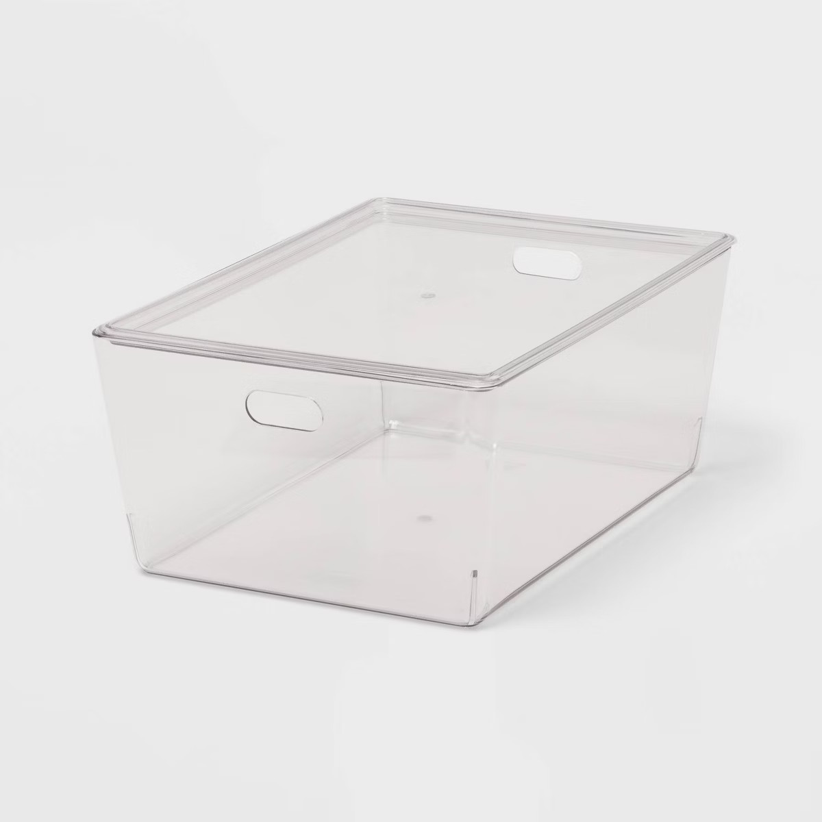11L Stacking Clear Bin with Lid - Brightroom™ | Target