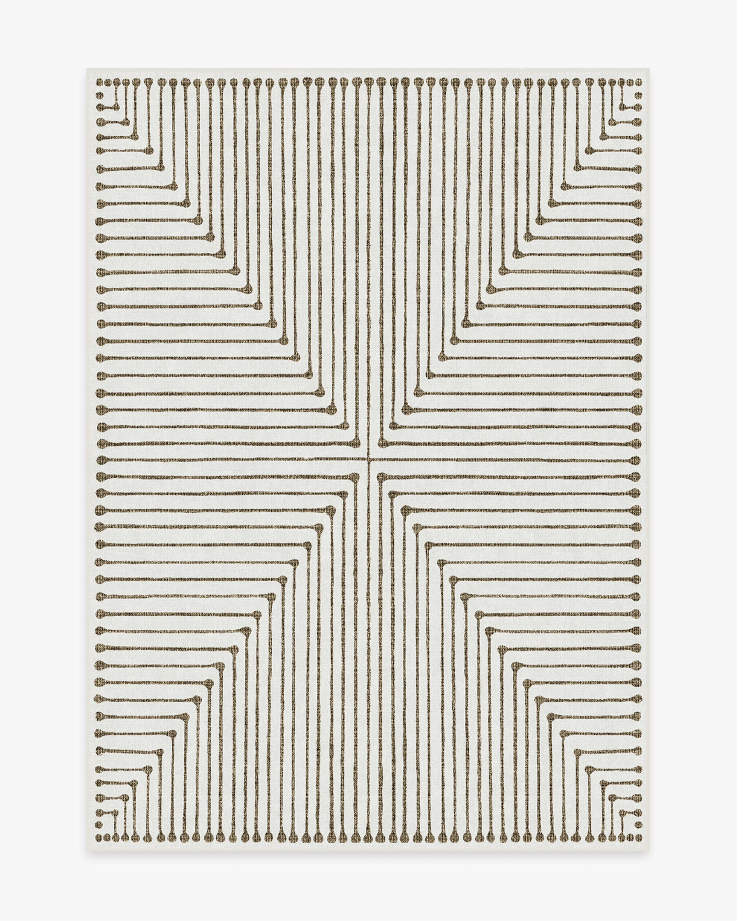 Jonathan Adler Inkdrop Camel & Ivory Rug | Ruggable