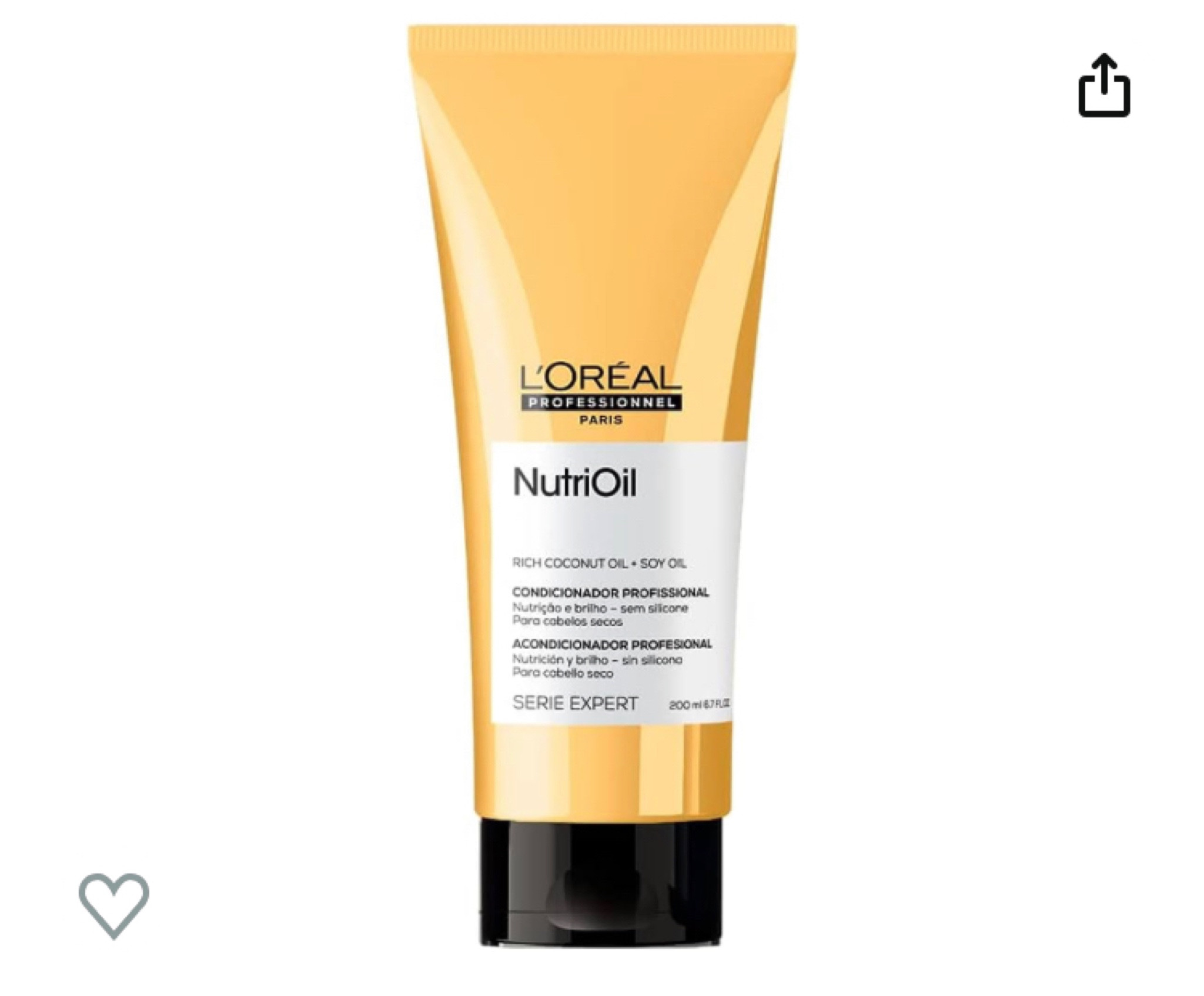 L'Oréal Professionnel Condicionador NutriOil para nutrição e brilho, enriquecido com óleo de coco, com textura leve e para todos os tipos de cabelo | 200ml

#LTKshoecrush #LTKbrasil #LTKbeauty