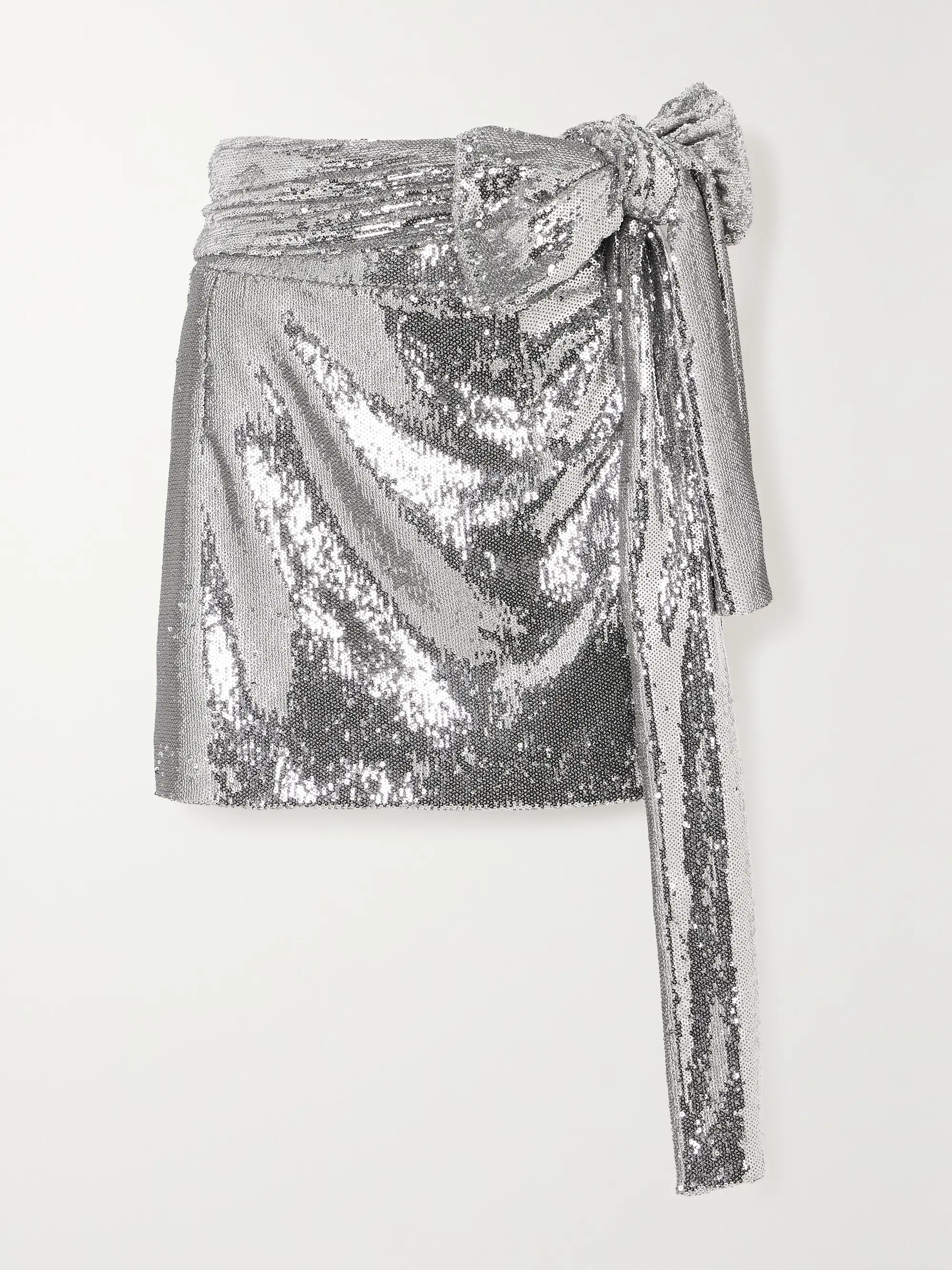 Bernard asymmetric sequined taffeta mini skirt | NET-A-PORTER (US)