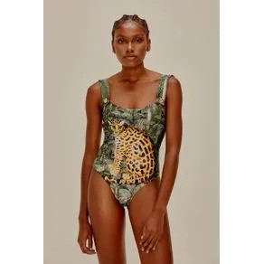 Maiô Alças com Botões Mata Atlântica VERDE SELVA PP/XS | OffPremium (BR)