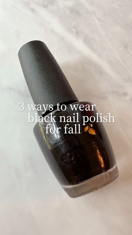 3 different ways to wear black nail polish for fall.
I love to wear black nail polish in fall, but it sometimes can look a little harsh / goth for my pet preference. Here are a few ways to wear it in a way that doesn’t look like you’re headed to a punk rock concert (not that there’s absolutely anything wrong with that!) 

Fall nails | black nail polish | OPI black onyx | OPI nail polish | short nails | September nails | DIY Nail designs


#LTKVideo #LTKfindsunder50 #LTKbeauty