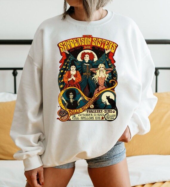 Sanderson Sisters Sweatshirt Sanderson Witch Sweatshirt - Etsy | Etsy (US)