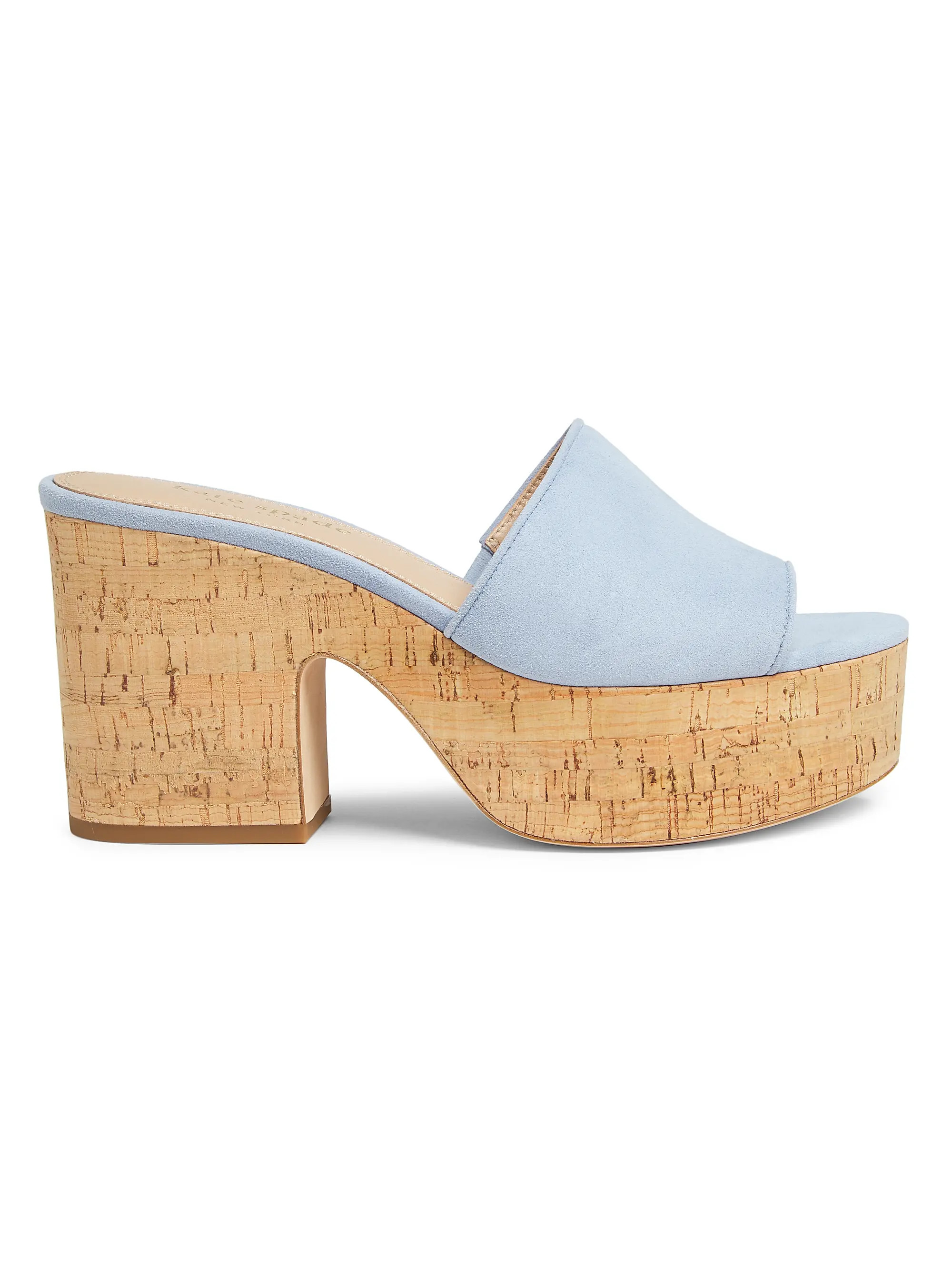 Ibiza Suede Cork Heels | Saks Fifth Avenue