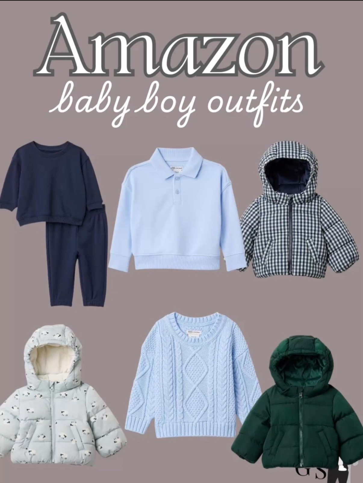 Winter coats, sweaters, and outfits for baby boy all from Amazon! 

Winter baby boy outfit, fall baby, toddler clothes, baby onsie, amazon baby fashion, amazon baby, boho baby, baby shower, winter outfits for kids, winter outfits for babies
#amazon #baby #babyboy#LTKFindsUnder50 

#LTKKids #LTKBaby